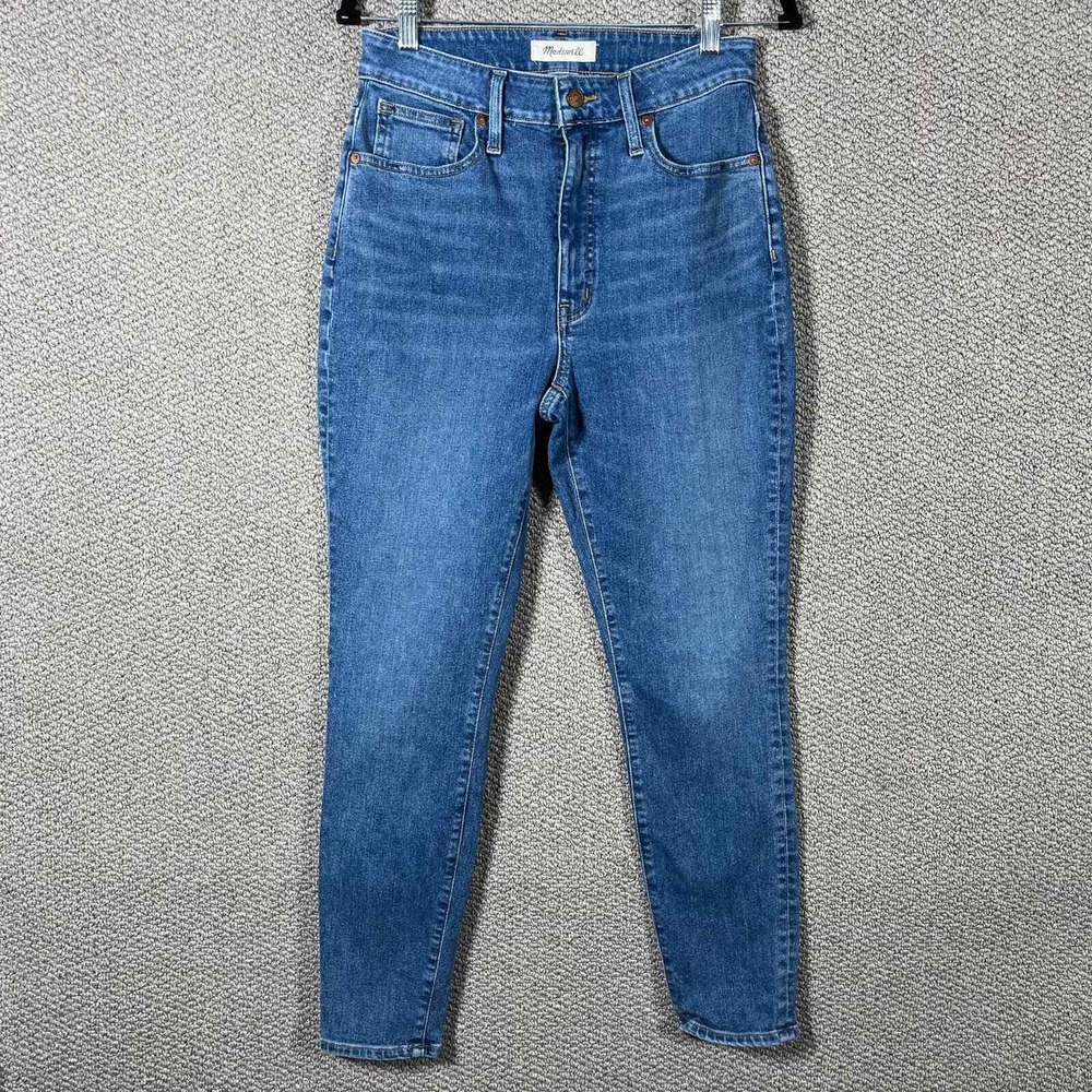 Madewell Curvy High Rise Skinny Jeans Womens 27‎ Blue Medium Wash Denim Casual